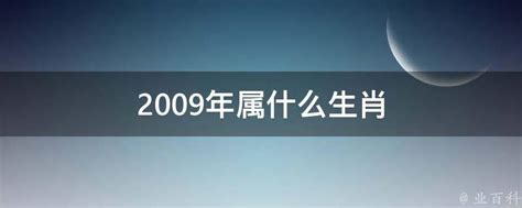 2009年属什么